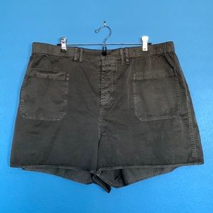 Madewell Belclaire Pull On Shorts High Rise Size XXL